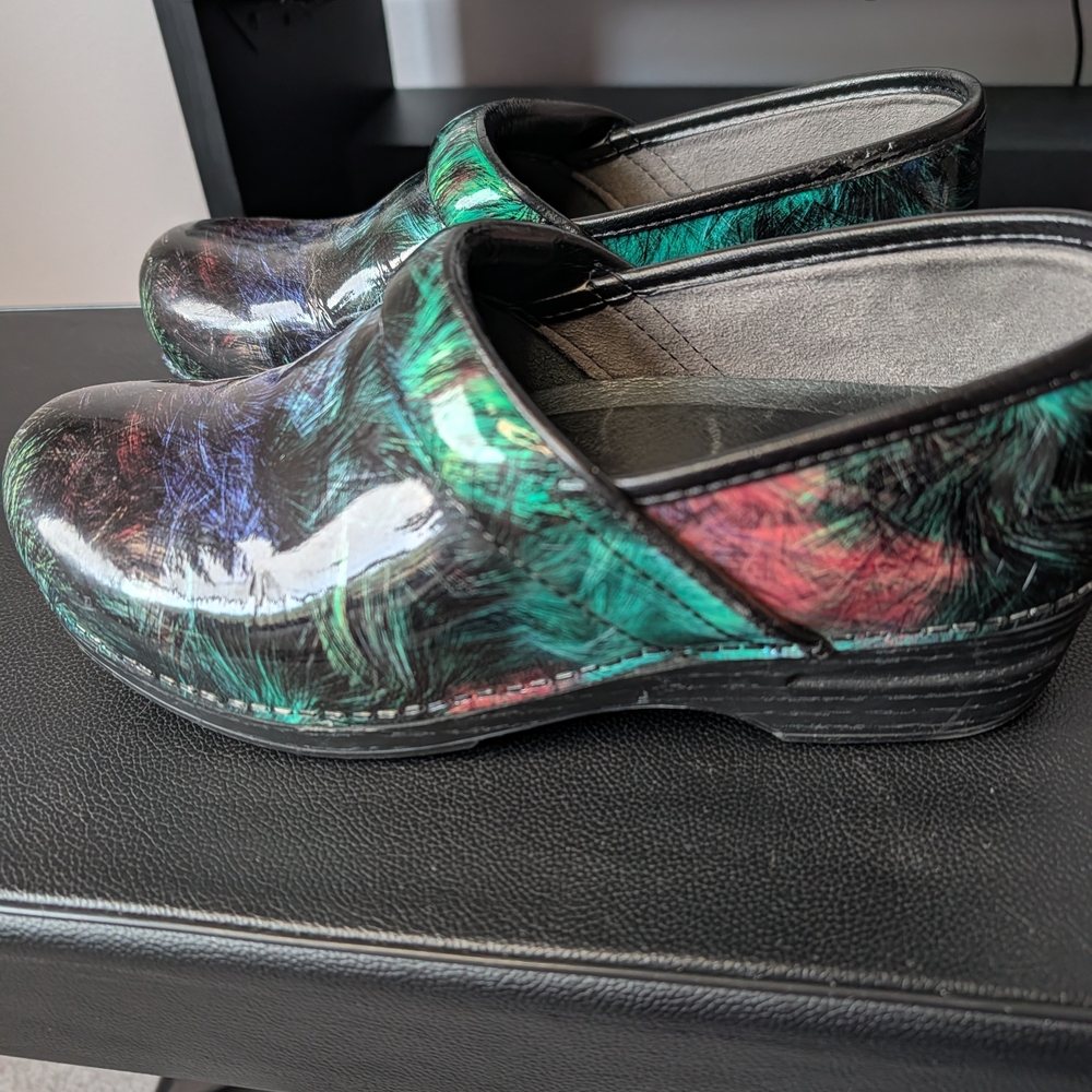 Dansko Professional Clogs | Size 40‎ | Galaxy Print Patent Leather | EUC - Picture 6 of 8